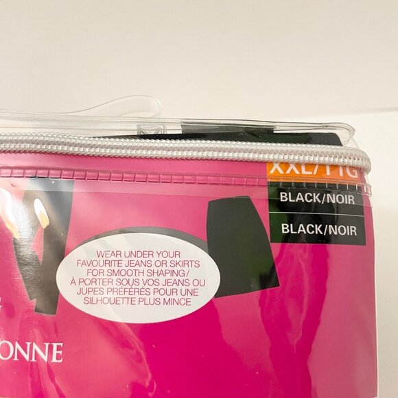 Flexees Fat Free Dressing Maidenform 2 Tummy Toning Boy Shorts XXL Black - Picture 14 of 14